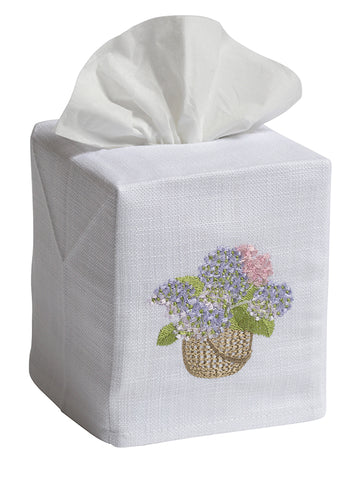Tissue Box Cover, Embroidered Botanical - Image 17