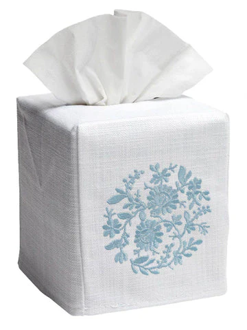 Tissue Box Cover, Embroidered Botanical - Image 27