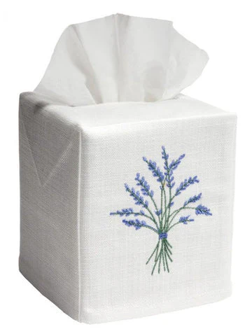 Tissue Box Cover, Embroidered Botanical - Image 31