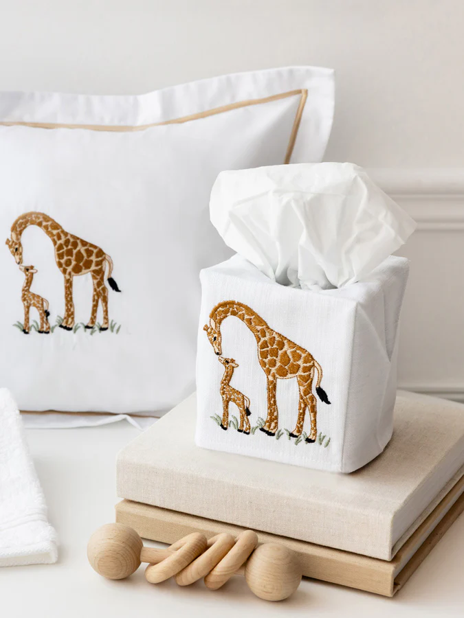 Tissue Box Cover, Embroidered Children - Image 8