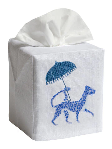 Tissue Box Cover, Embroidered Chinoiserie - Image 15