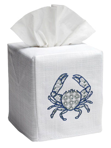 Tissue Box Cover, Embroidered Chinoiserie - Image 20