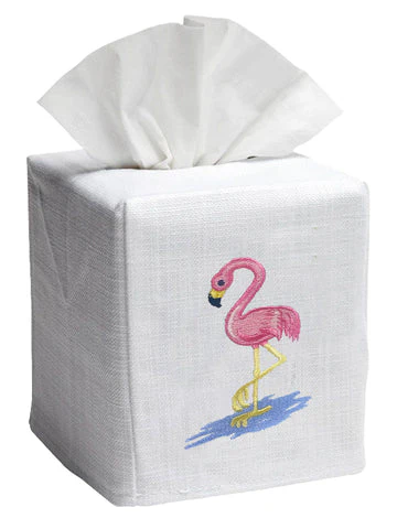 Tissue Box Cover, Embroidered Nautical - Image 5