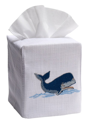 Tissue Box Cover, Embroidered Sea Life - Image 12