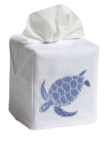 Tissue Box Cover, Embroidered Sea Life - Image 17