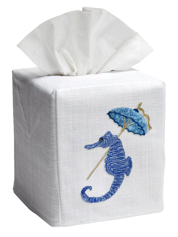 Tissue Box Cover, Embroidered Shell Collection - Image 19