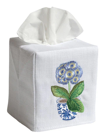 Tissue Box Cover, Embroidered Topiary - Image 5