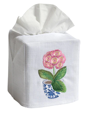 Tissue Box Cover, Embroidered Topiary - Image 6