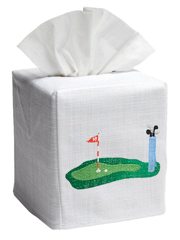 Tissue Box Cover, Embroidered, Whimsical - Image 3
