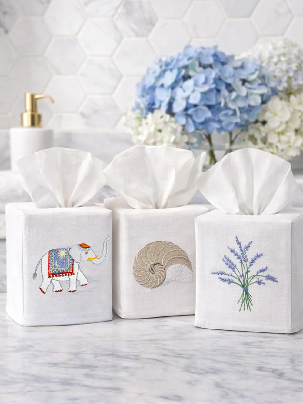 Tissue Box Cover, Floral & Whimsical - Image 3