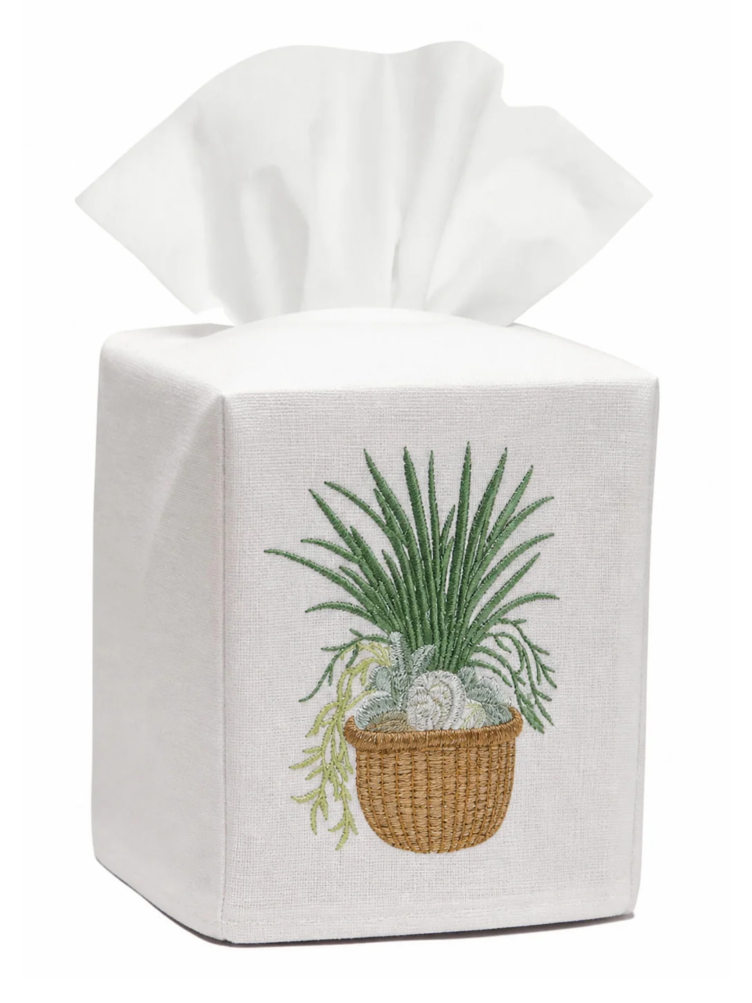 Tissue Box Cover, Embroidered Nautical - Image 8