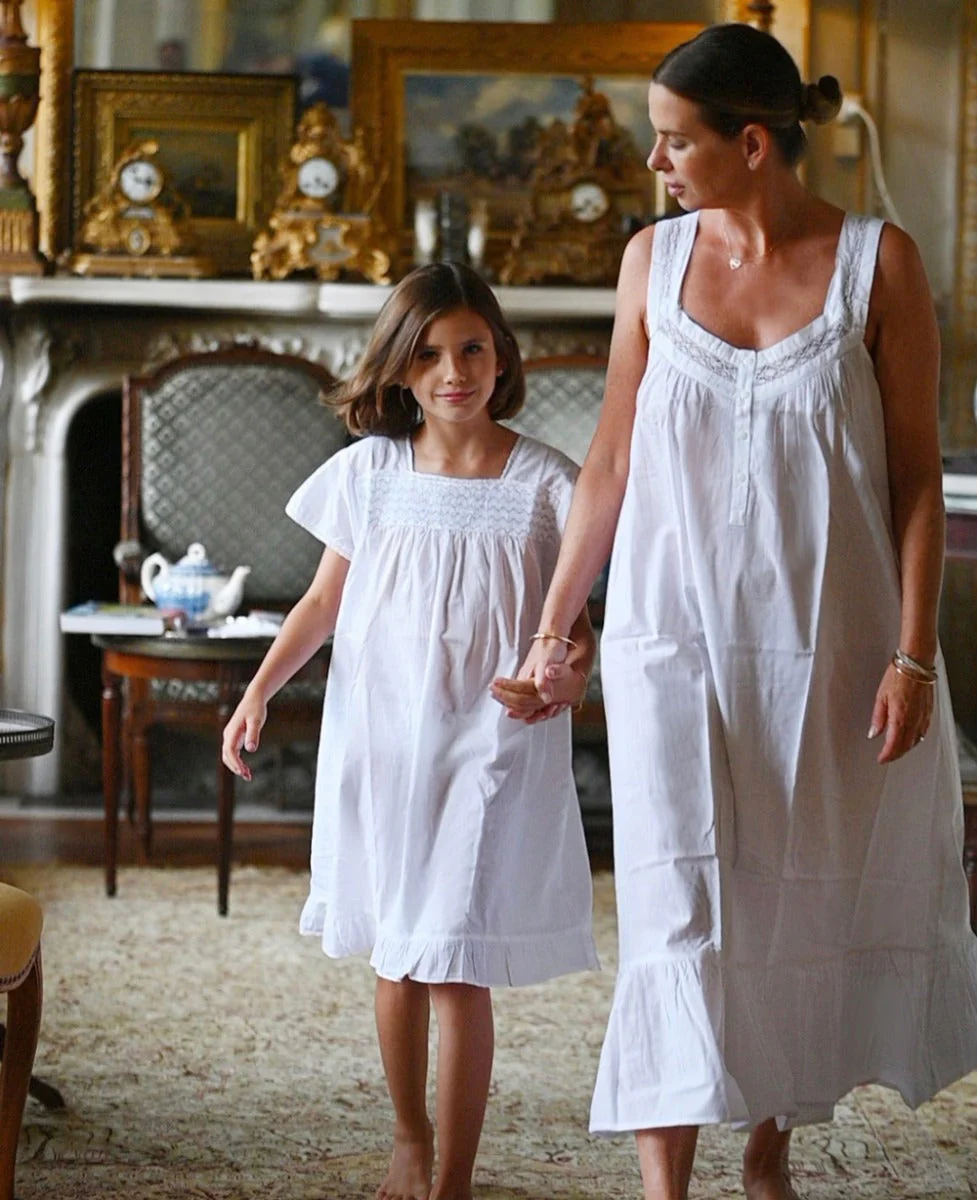 Courtney White Cotton Nightgown - Image 6