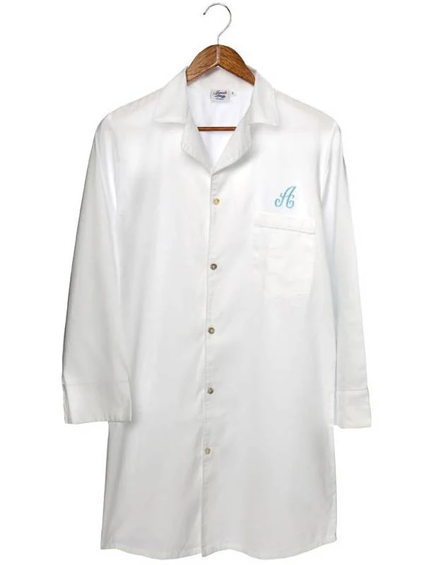 Marjorie Nightshirt, White Piping - Image 2