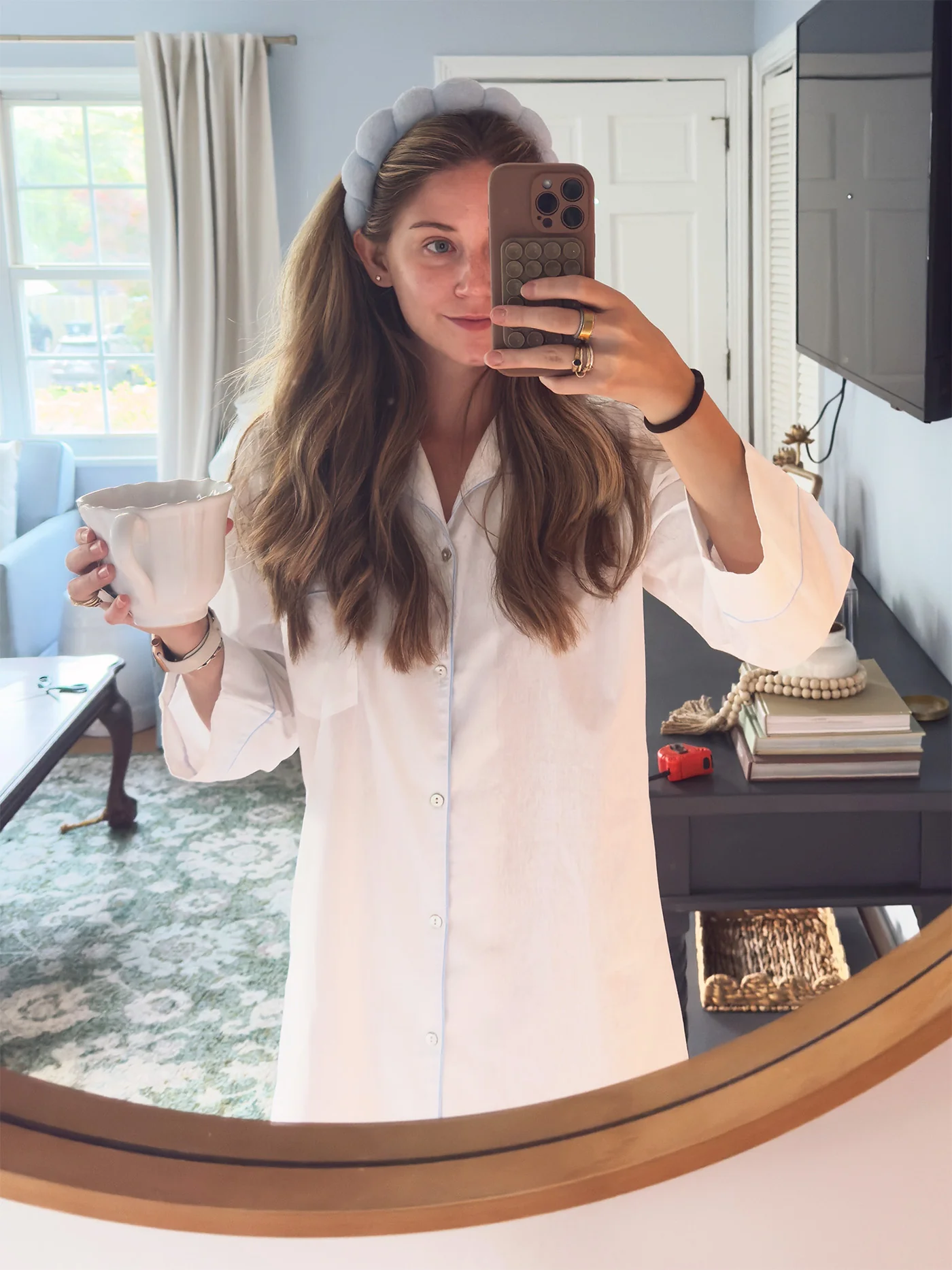 White Cotton Nightshirt - Image 7